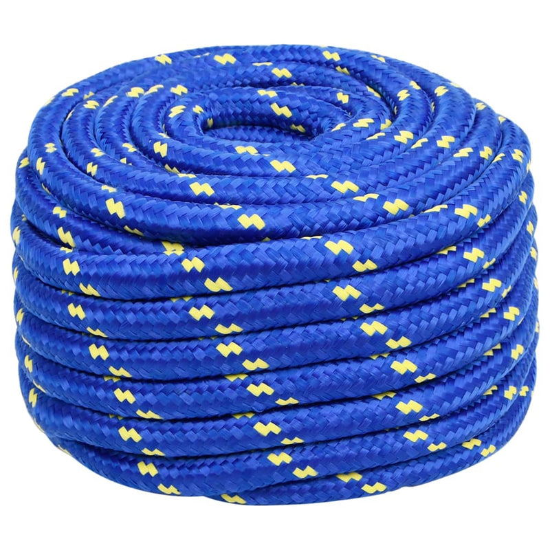 Afbeelding laden in galerijviewer, Vidaxl boottouw 20 mm 100 m polypropeen blauw
