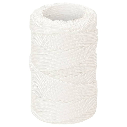 Vidaxl boottouw 2 mm 25 m polypropyleen volwit