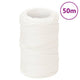 Vidaxl boottouw 2 mm 50 m polypropyleen volwit