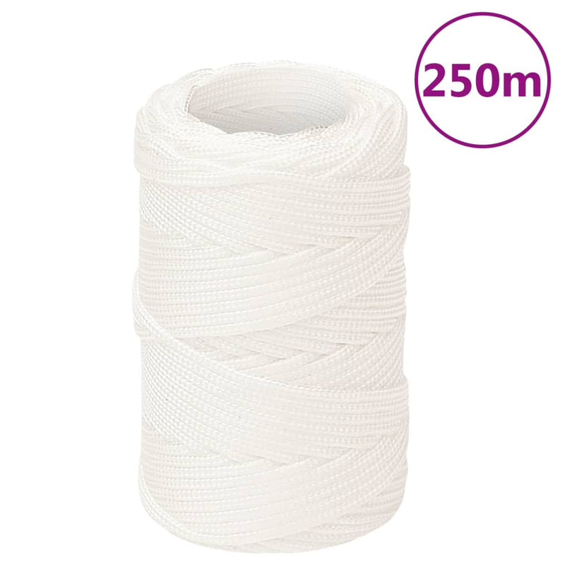 Afbeelding laden in galerijviewer, Vidaxl boottouw 2 mm 250 m polypropyleen volwit
