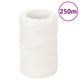 Vidaxl boottouw 2 mm 250 m polypropyleen volwit