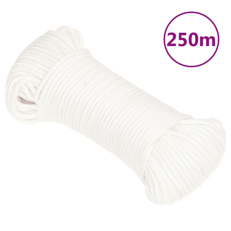 Afbeelding laden in galerijviewer, Vidaxl boottouw 3 mm 250 m polypropyleen volwit
