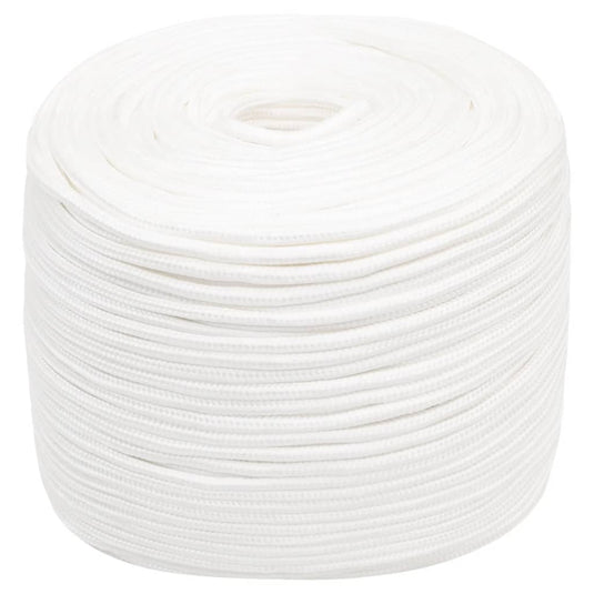 Vidaxl boottouw 8 mm 25 m polypropyleen volwit