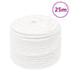 Vidaxl boottouw 12 mm 25 m polypropyleen volwit