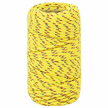 Vidaxl boottouw 2 mm 50 m polypropyleen geel