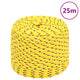 Vidaxl boottouw 8 mm 25 m polypropyleen geel