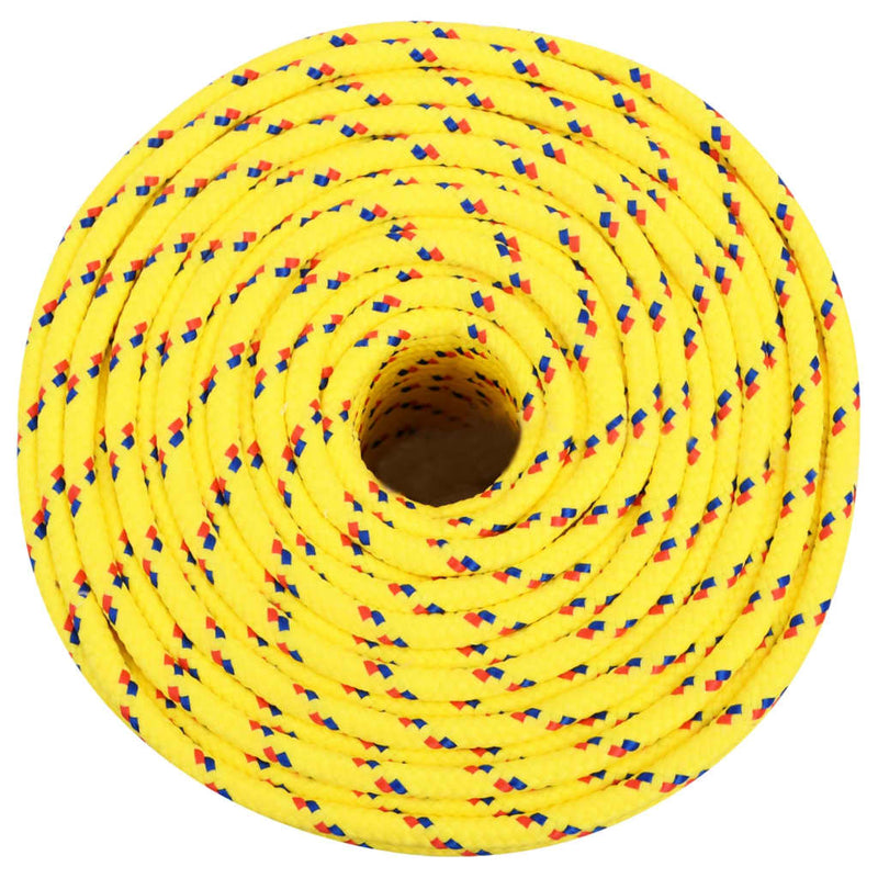 Afbeelding laden in galerijviewer, Vidaxl boottouw 8 mm 25 m polypropyleen geel

