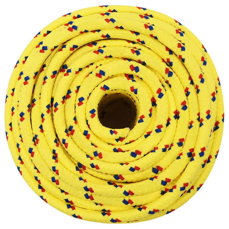 Afbeelding laden in galerijviewer, Vidaxl boottouw 12 mm 25 m polypropyleen geel
