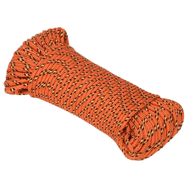 Afbeelding laden in galerijviewer, Vidaxl boottouw 3 mm 250 m polypropyleen oranje
