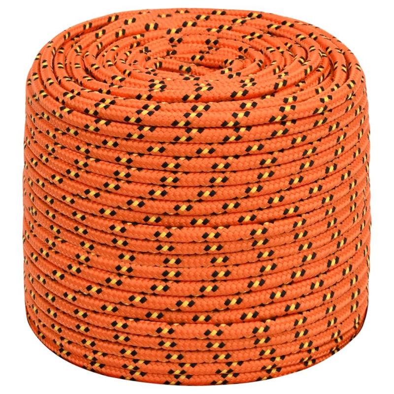 Afbeelding laden in galerijviewer, Vidaxl boottouw 6 mm 25 m polypropyleen oranje
