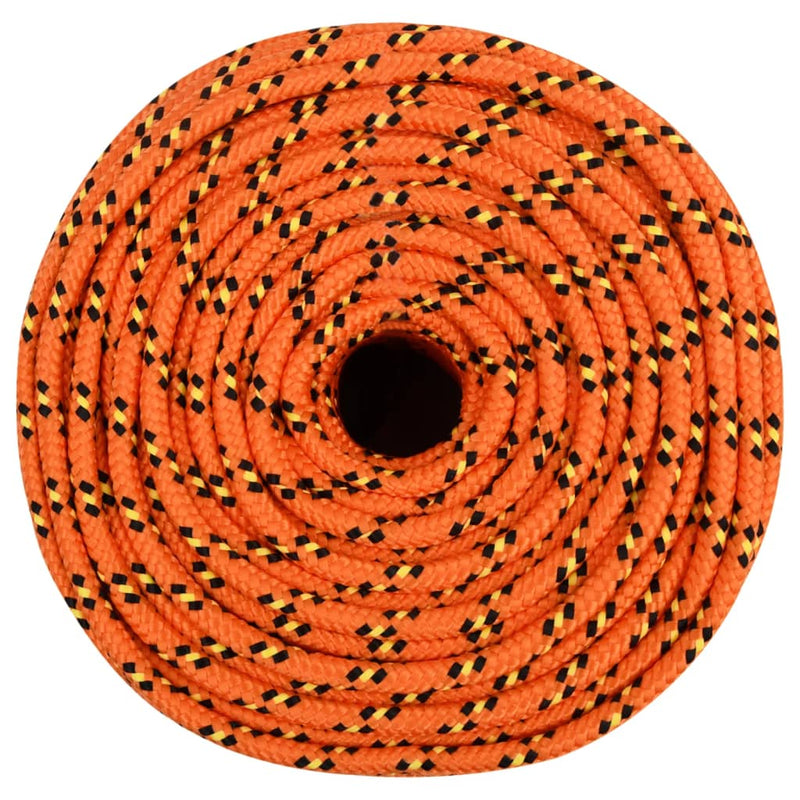 Afbeelding laden in galerijviewer, Vidaxl boottouw 6 mm 50 m polypropyleen oranje
