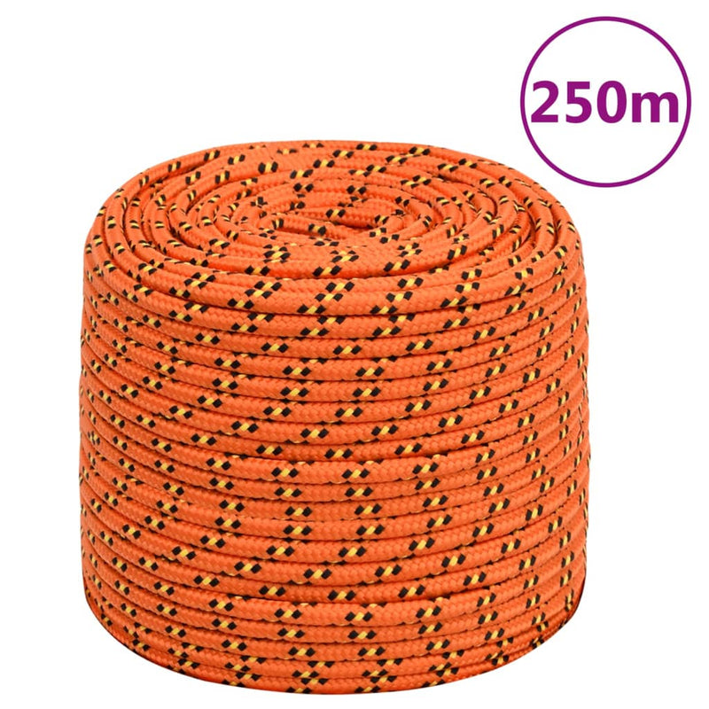 Afbeelding laden in galerijviewer, Vidaxl boottouw 8 mm 250 m polypropyleen oranje
