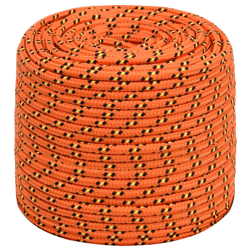 Afbeelding laden in galerijviewer, Vidaxl boottouw 10 mm 250 m polypropyleen oranje
