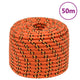 Vidaxl boottouw 12 mm 50 m polypropyleen oranje