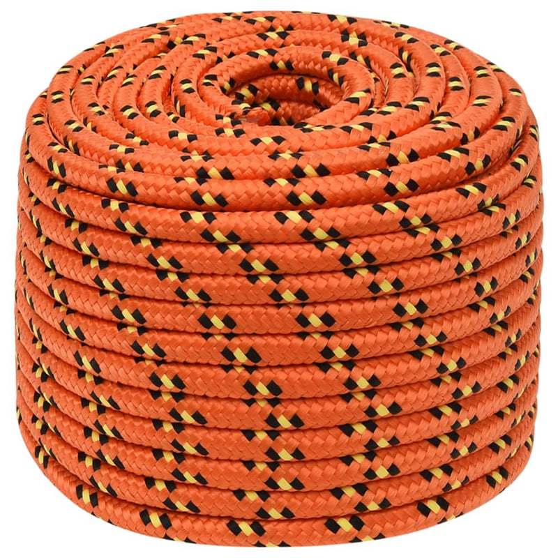 Afbeelding laden in galerijviewer, Vidaxl boottouw 12 mm 50 m polypropyleen oranje

