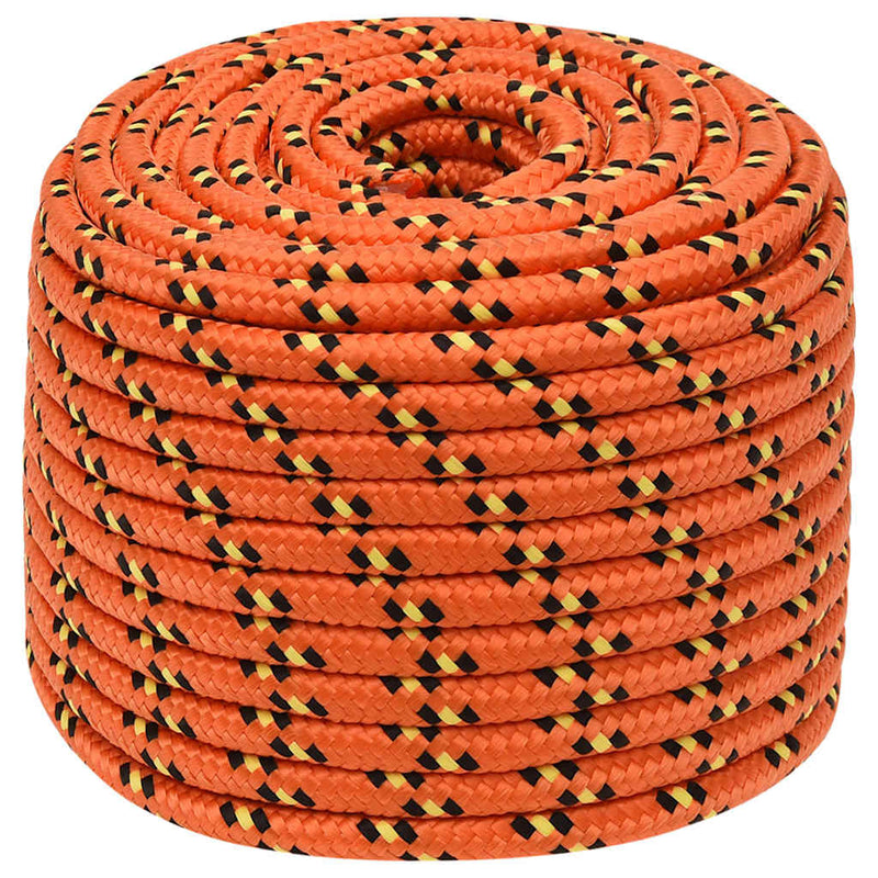 Afbeelding laden in galerijviewer, Vidaxl boottouw 14 mm 25 m polypropyleen oranje
