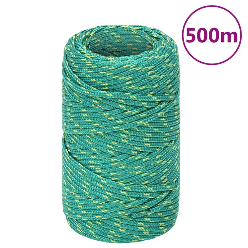 Afbeelding laden in galerijviewer, Vidaxl boottouw 2 mm 500 m polypropyleen groen
