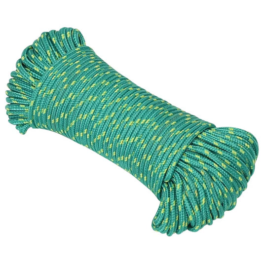 Vidaxl boottouw 3 mm 25 m polypropyleen groen