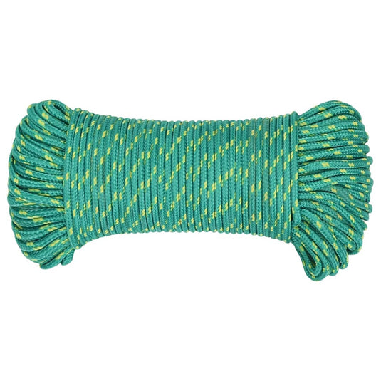 Vidaxl boottouw 4 mm 250 m polypropyleen groen