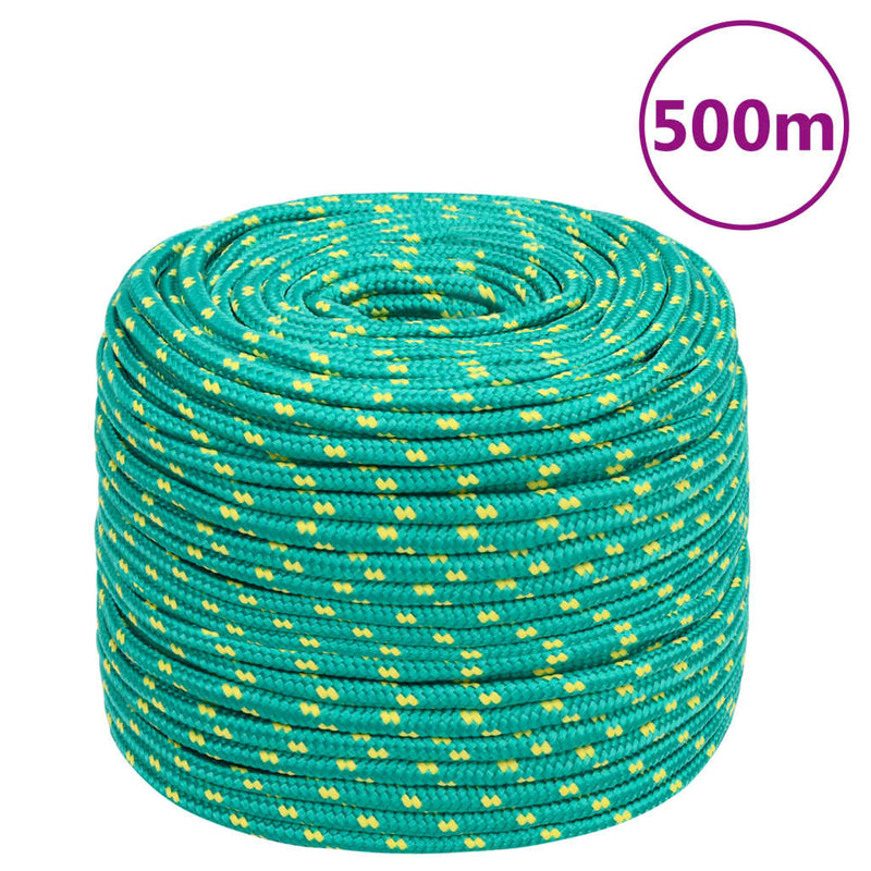 Afbeelding laden in galerijviewer, Vidaxl boottouw 6 mm 500 m polypropyleen groen
