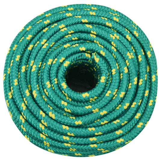 Vidaxl boottouw 14 mm 250 m polypropyleen groen