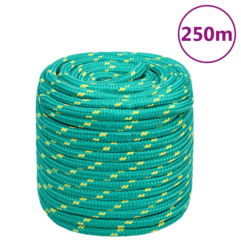 Afbeelding laden in galerijviewer, Vidaxl boottouw 16 mm 250 m polypropyleen groen
