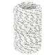 Vidaxl boottouw gevlochten 2 mmx25 m polyester wit