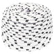 Vidaxl boottouw gevlochten 8 mmx25 m polyester wit