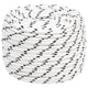 Vidaxl boottouw gevlochten 14 mmx25 m polyester wit
