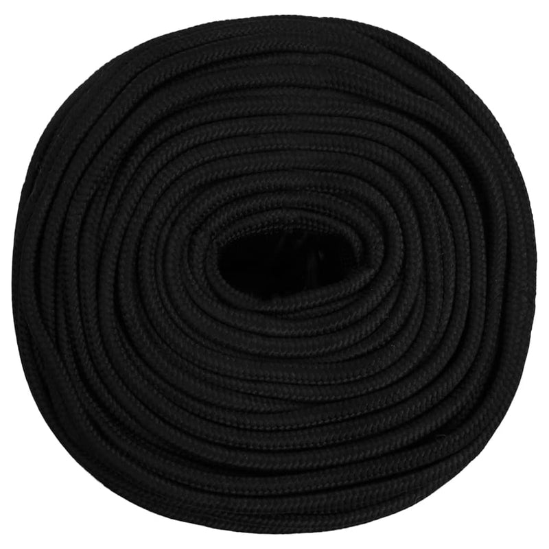 Afbeelding laden in galerijviewer, Vidaxl werktouw 8 mm 100 m polyester zwart
