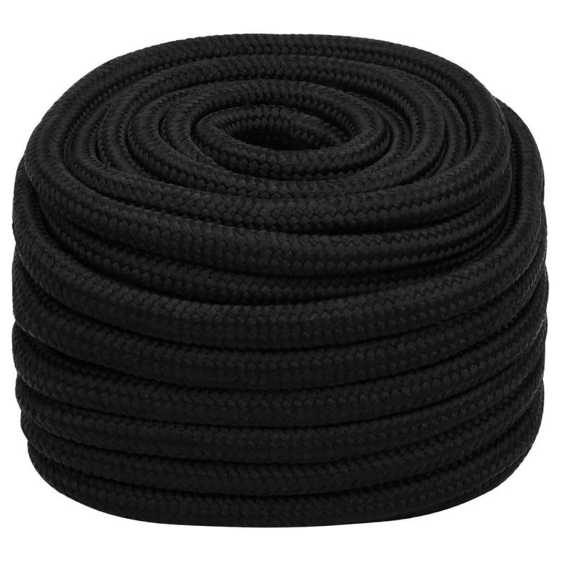 Afbeelding laden in galerijviewer, Vidaxl werktouw 20 mm 50 m polyester zwart
