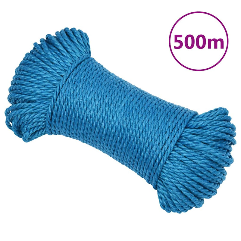 Afbeelding laden in galerijviewer, Vidaxl werktouw 3 mm 500 m polypropeen blauw
