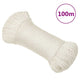Vidaxl werktouw 6 mm 100 m polypropeen wit