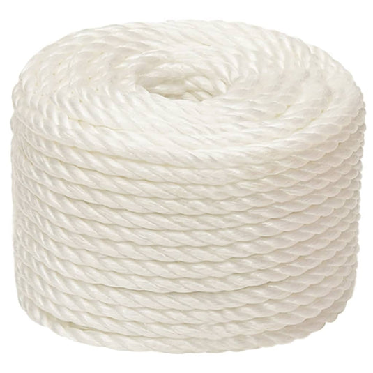 Vidaxl werktouw 20 mm 25 m polypropeen wit