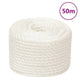 Vidaxl werktouw 24 mm 50 m polypropeen wit