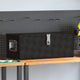 Vidaxl opbergbox 70x31x27 cm aluminium zwart