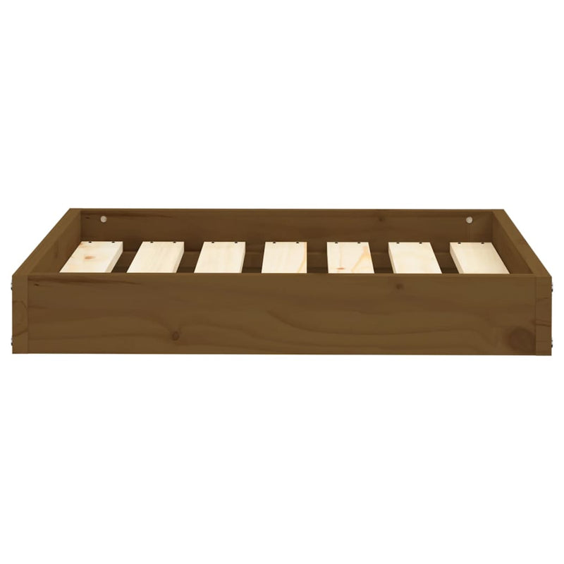 Afbeelding laden in galerijviewer, Vidaxl hondenmand 61,5x49x9 cm massief grenenhout honingbruin
