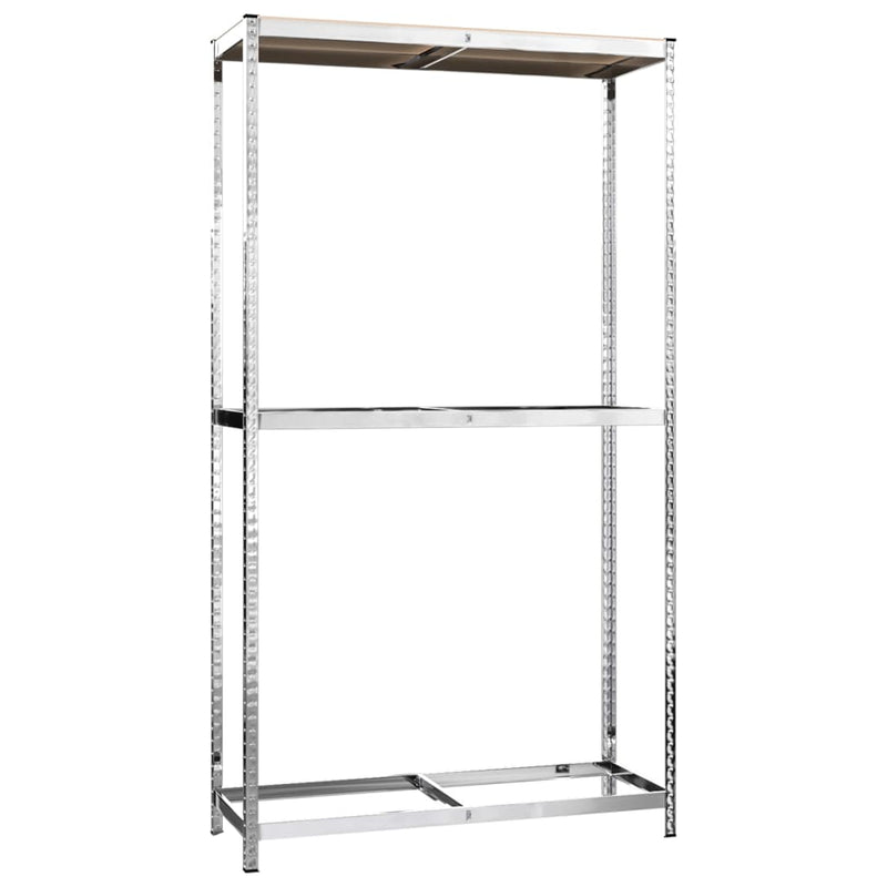 Afbeelding laden in galerijviewer, Vidaxl bandenrek 2-laags 110x40x180 cm staal zilverkleurig
