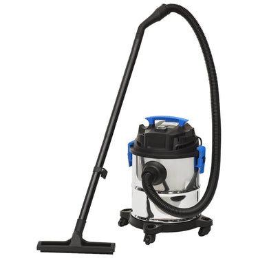 Vidaxl nat- en droogzuiger 1200 w 20 l zilverkleurig