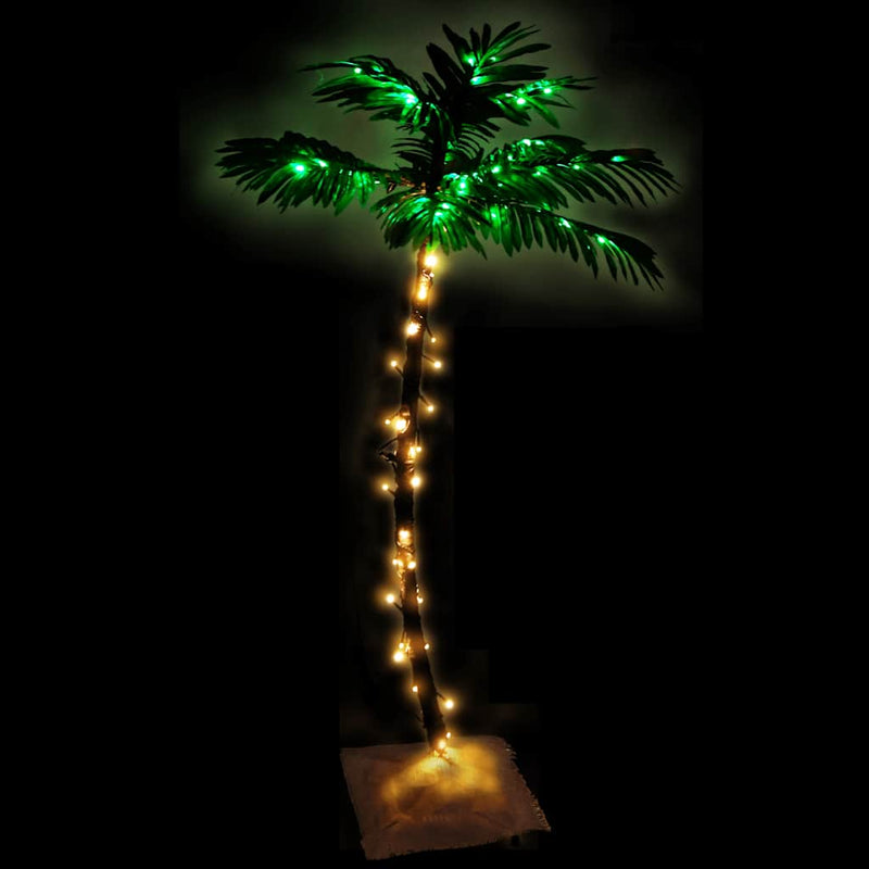 Afbeelding laden in galerijviewer, Vidaxl palmboom led 72 led's warmwit 120 cm
