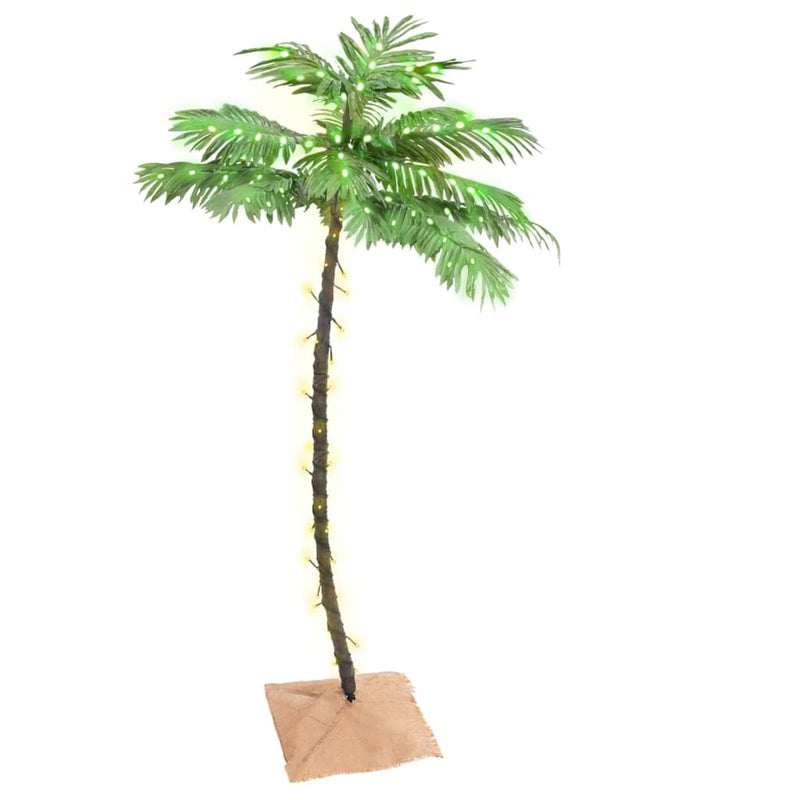 Afbeelding laden in galerijviewer, Vidaxl palmboom led 88 led's warmwit 150 cm
