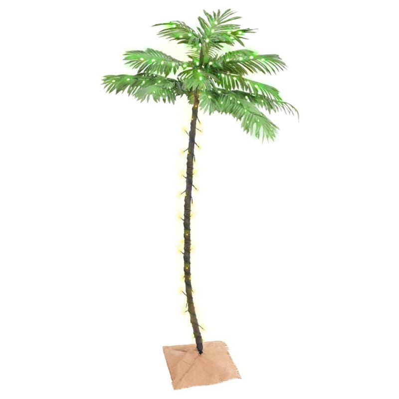 Afbeelding laden in galerijviewer, Vidaxl palmboom led 96 led's warmwit 180 cm
