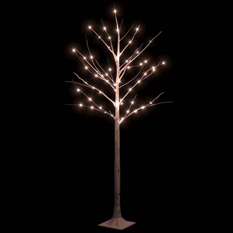 Afbeelding laden in galerijviewer, Vidaxl berkenboom led 72 led's warmwit 150 cm wit
