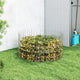 Vidaxl compostbak ø100x50 cm gegalvaniseerd staal