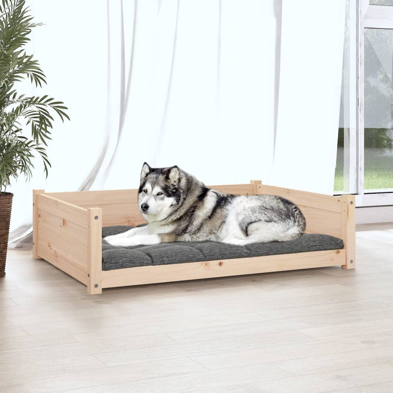 Afbeelding laden in galerijviewer, VidaXL Hondenmand 105,5x75,5x28 cm massief grenenhout
