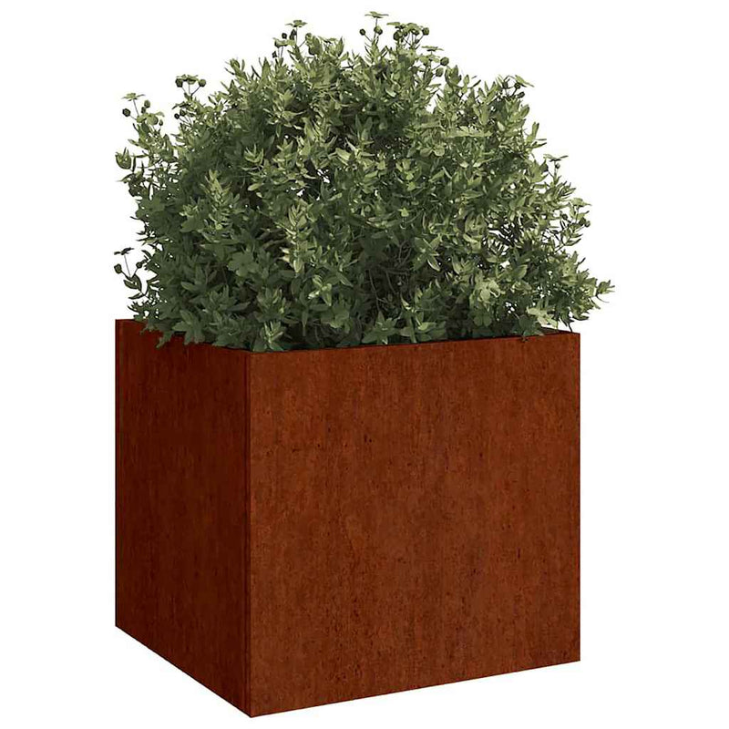 Afbeelding laden in galerijviewer, Vidaxl plantenbak 32x30x29 cm cortenstaal
