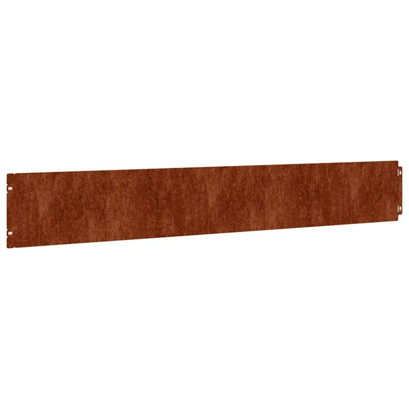Afbeelding laden in galerijviewer, Vidaxl gazonranden 50 stuks 15x103 cm flexibel cortenstaal
