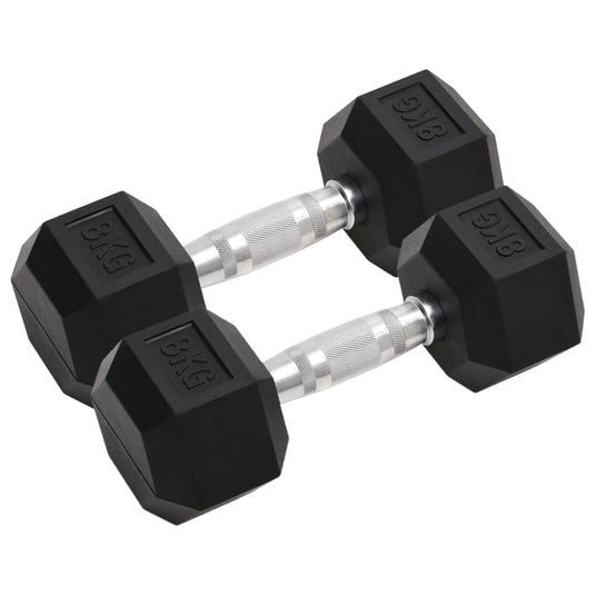 Vidaxl halters 2 st 16 kg totaal gietijzer