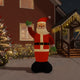 Vidaxl kerstman met led-verlichting opblaasbaar 370 cm