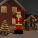 VidaXL Kerstman opblaasbaar met LED's 475 cm